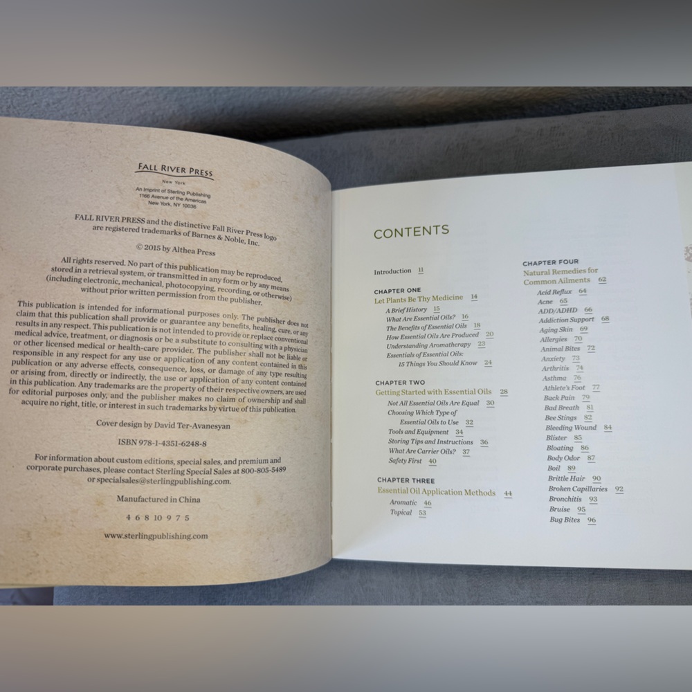 Essential Oils Natural Remedies A-to-Z Book - Picture 6 of 16